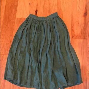 Handmade linen skirt